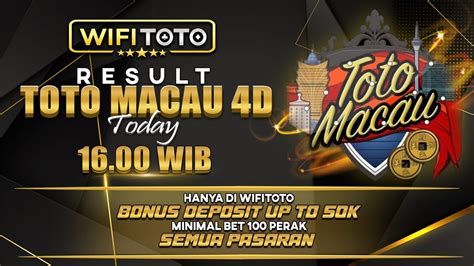 Live Draw – Toto Hongkong.